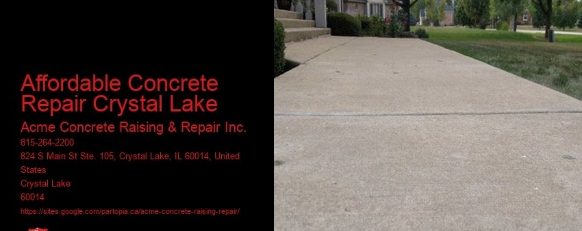 Affordable Concrete Repair Crystal Lake