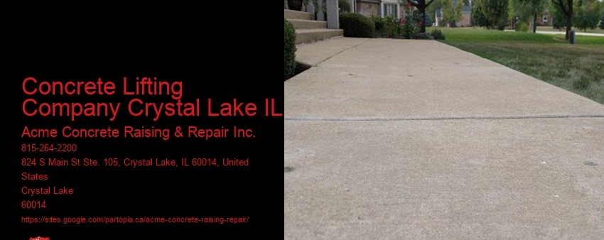 Concrete Lifting Company Crystal Lake IL