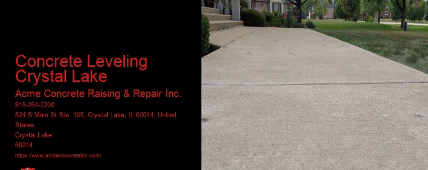 Concrete Leveling Crystal Lake
