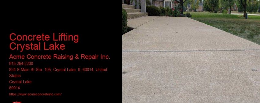 Concrete Lifting Crystal Lake