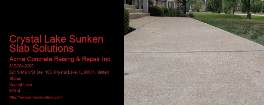 Crystal Lake Sunken Slab Solutions