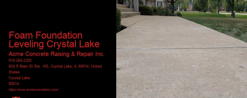 Foam Foundation Leveling Crystal Lake