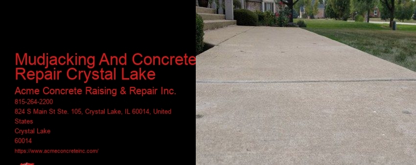 Mudjacking And Concrete Repair Crystal Lake
