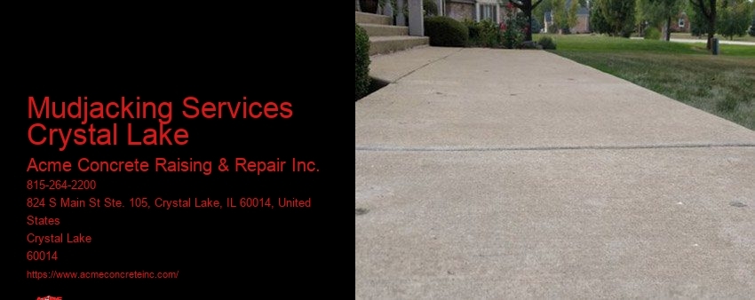 Mudjacking Services Crystal Lake