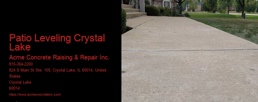 Patio Leveling Crystal Lake