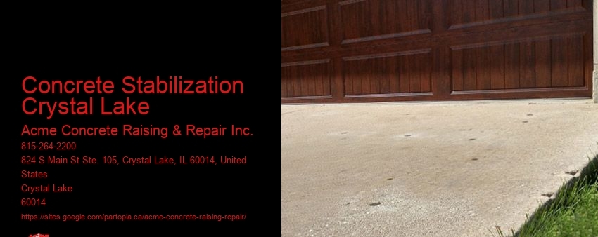 Concrete Stabilization Crystal Lake
