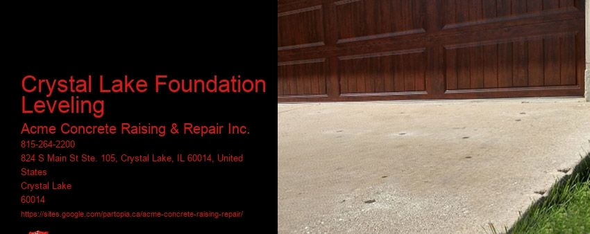 Crystal Lake Foundation Leveling