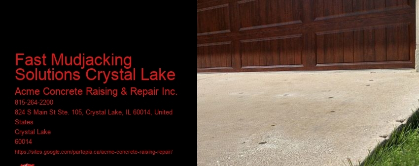Fast Mudjacking Solutions Crystal Lake