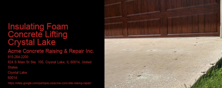 Insulating Foam Concrete Lifting Crystal Lake