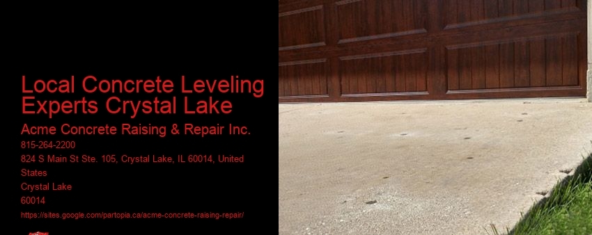 Local Concrete Leveling Experts Crystal Lake