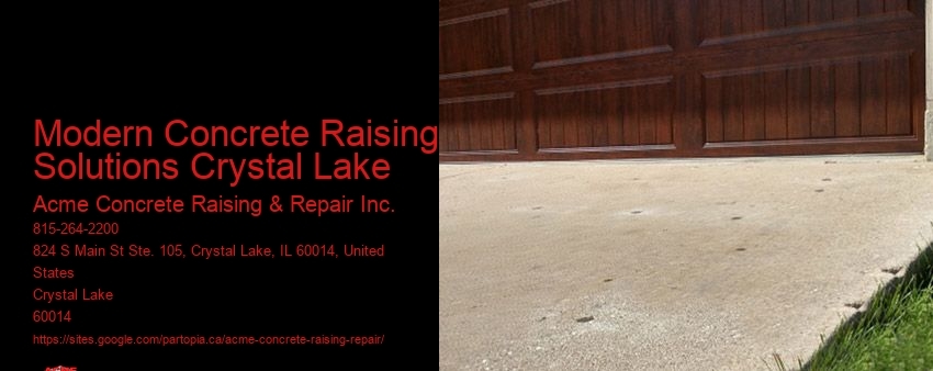 Modern Concrete Raising Solutions Crystal Lake