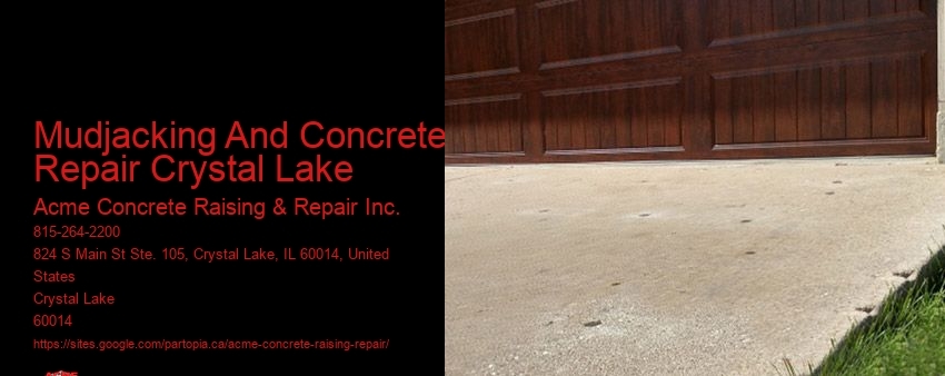 Mudjacking And Concrete Repair Crystal Lake