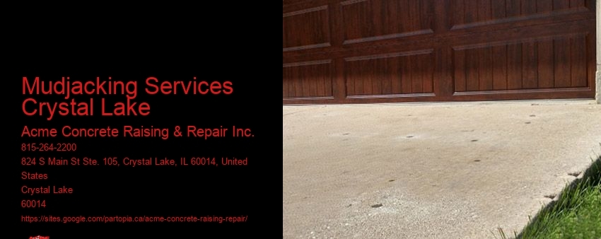 Mudjacking Services Crystal Lake