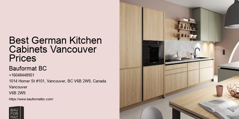 German-engineered kitchen cabinets Vancouver