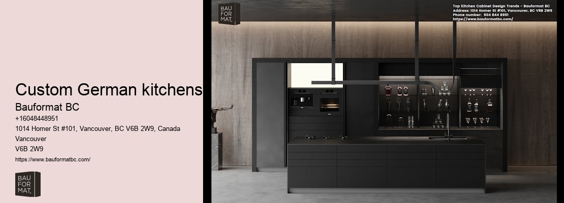 German-made kitchen cabinetry Vancouver