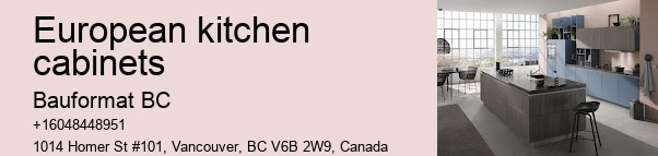 German luxury kitchen cabinet solutions Vancouver