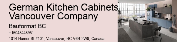 German Kitchen Cabinets Vancouver Versatile