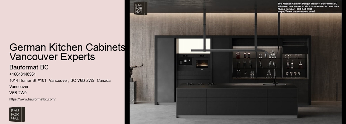 Vancouver's innovative German kitchen cabinets