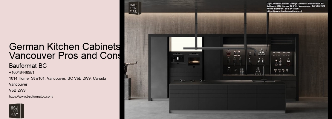 German kitchen craftsmanship