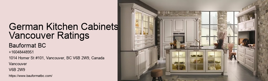 German craftsmanship in Vancouver cabinetry