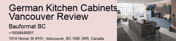 German Kitchen Cabinets Vancouver Ergonomics