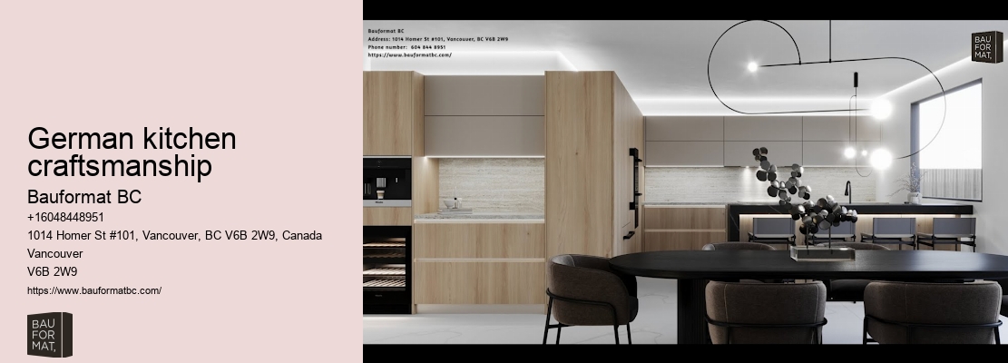 Vancouver's innovative German kitchen cabinets