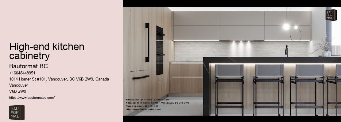 Vancouver's high-end German kitchen cabinets