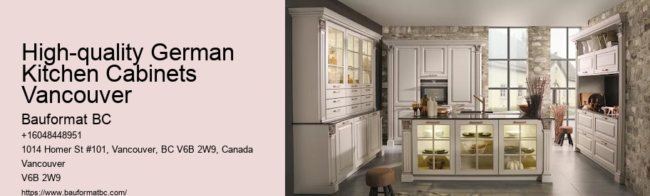 German design kitchen cabinetry Vancouver