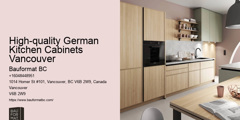 German design kitchen cabinet solutions Vancouver
