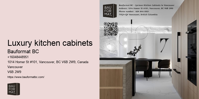 German Kitchen Cabinets Vancouver Features