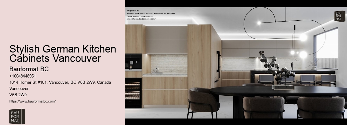 German luxury kitchen cabinet solutions Vancouver