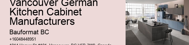 German Kitchen Cabinets Vancouver Contemporary