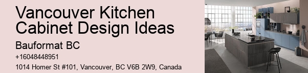Vancouver's stylish German kitchen cabinets