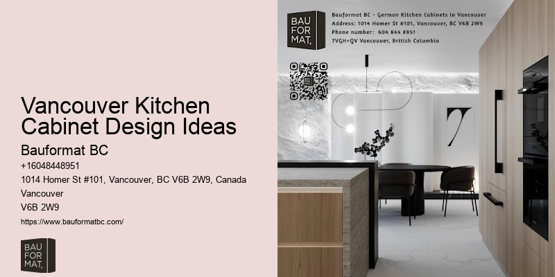 German craftsmanship in Vancouver kitchen design