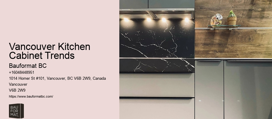 Vancouver's contemporary German kitchen cabinet specialists