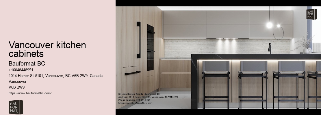 Vancouver's bespoke kitchen cabinets