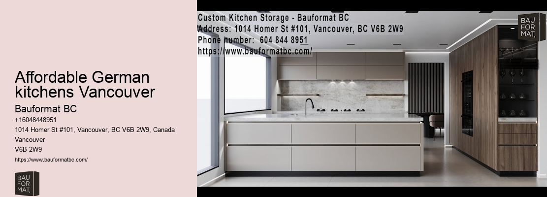 German kitchen cabinet craftsmanship Vancouver