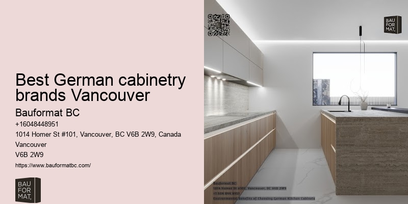 Best German kitchen trends Vancouver