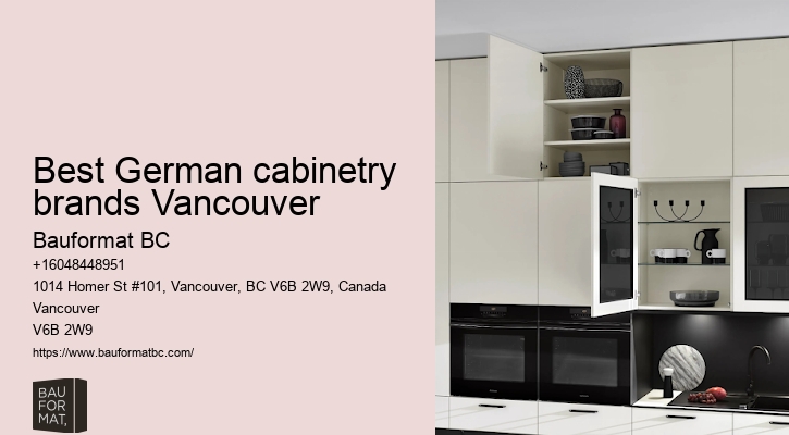 German kitchen cabinet solutions Vancouver