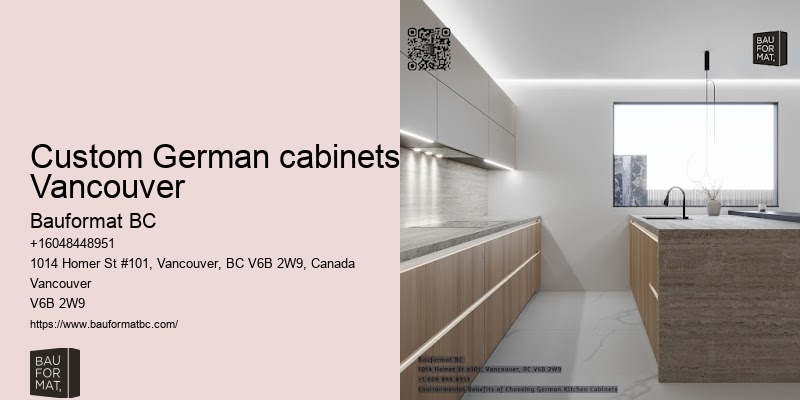 German cabinetry concepts Vancouver