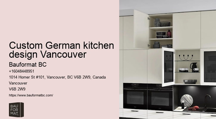 German kitchen aesthetics Vancouver