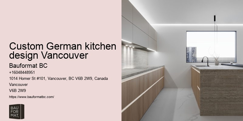 German kitchen trends 2024 Vancouver