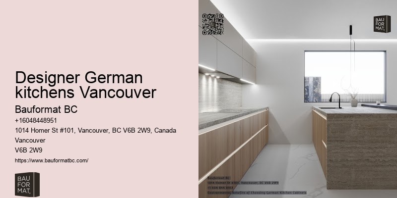 Luxury German kitchen designs Vancouver