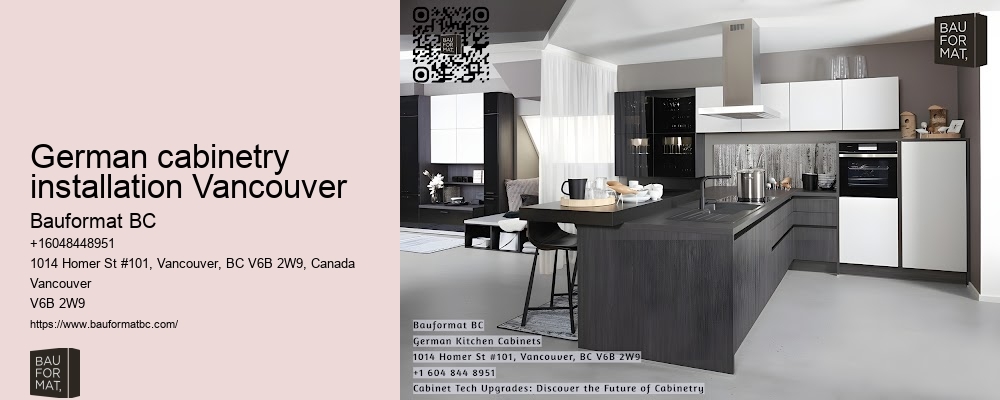 German cabinetry providers Vancouver