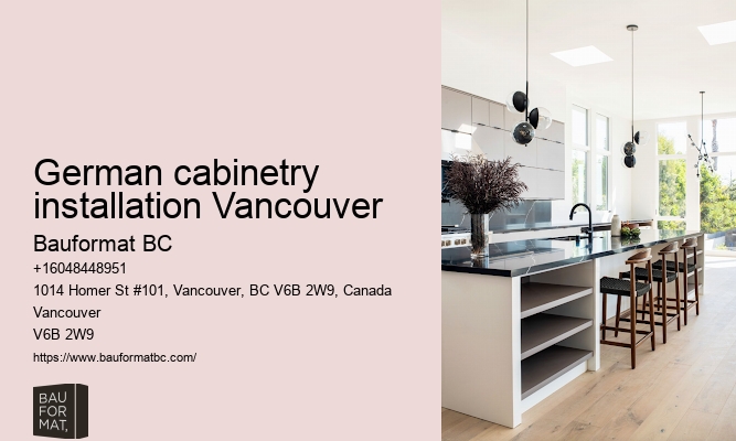 German kitchen quality Vancouver