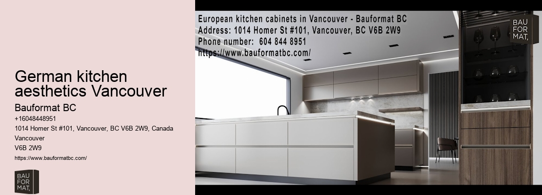 German kitchen cabinet styles Vancouver