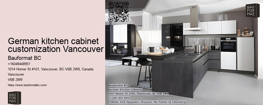 Stylish German kitchen materials Vancouver