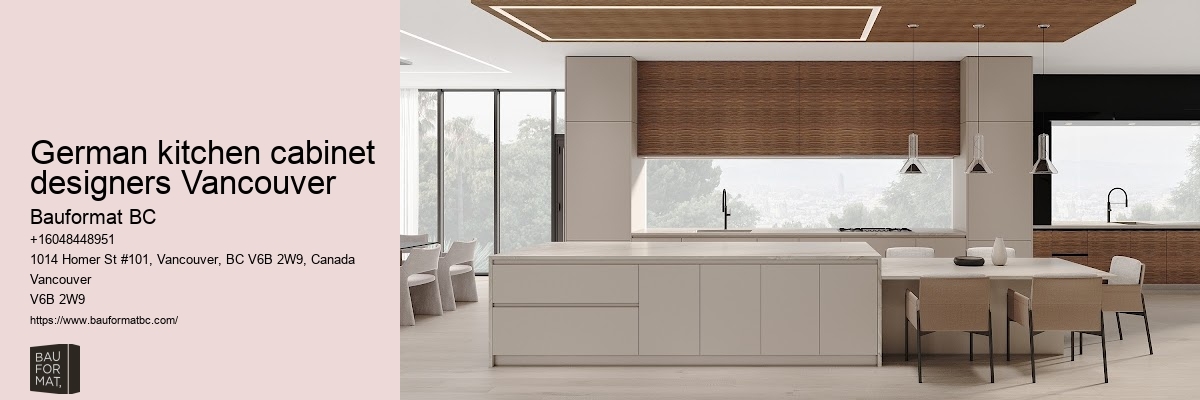 German kitchen cabinet functionality Vancouver