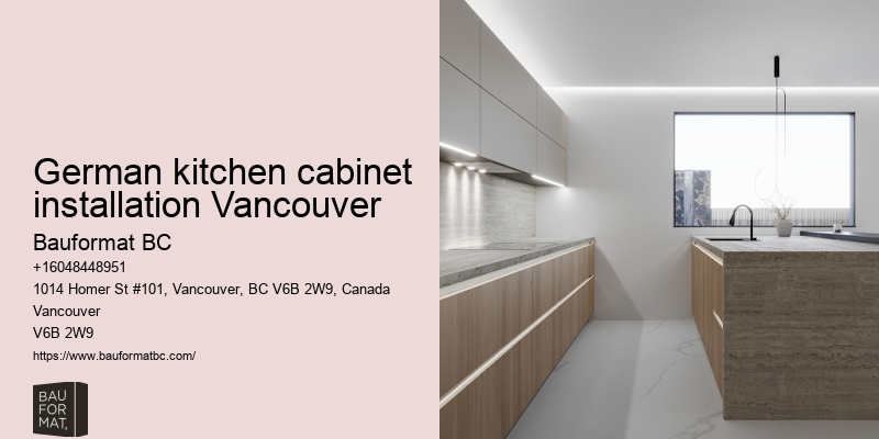 German kitchen update Vancouver