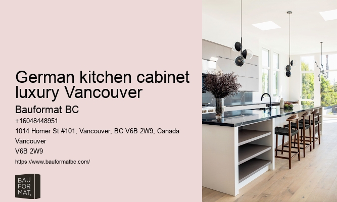 Exclusive German kitchen installations Vancouver